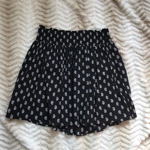 Black and white skirt